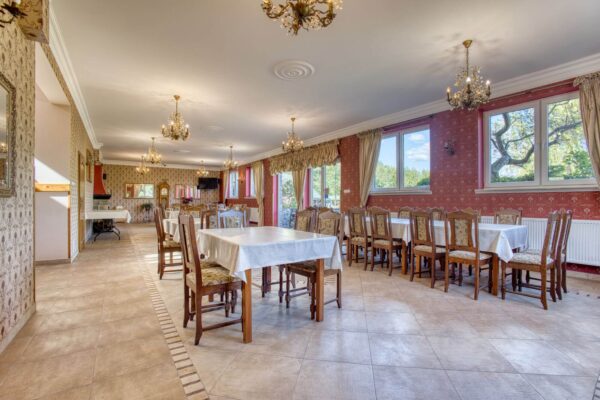 Sala kominkowa na urodziny, imieniny, komunie nad Jeziorem Wigry